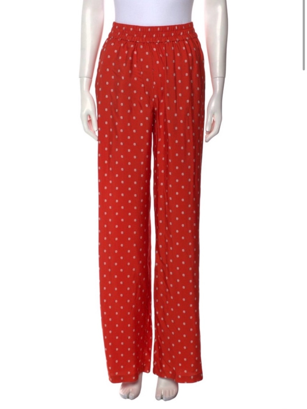 Alexis Red Polka Dot Wide-Leg Pants